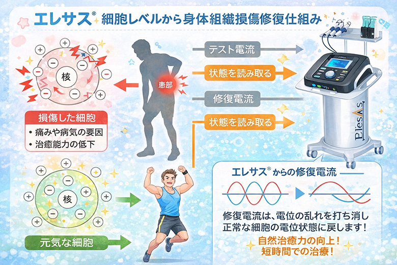 エレサス®治療仕組みの図